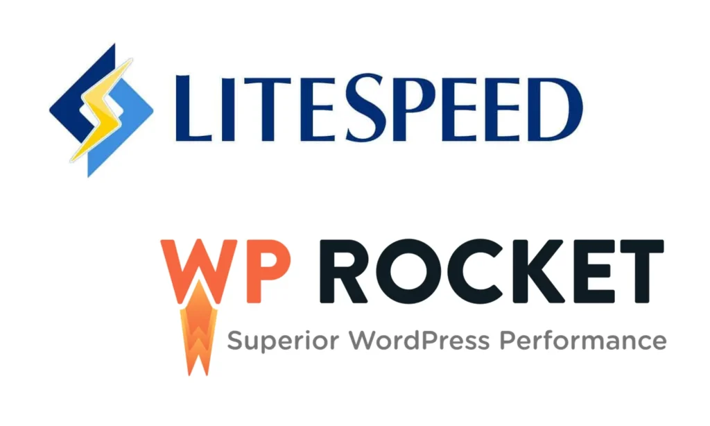 Logo of LiteSpeed Cache and Wp Rocket